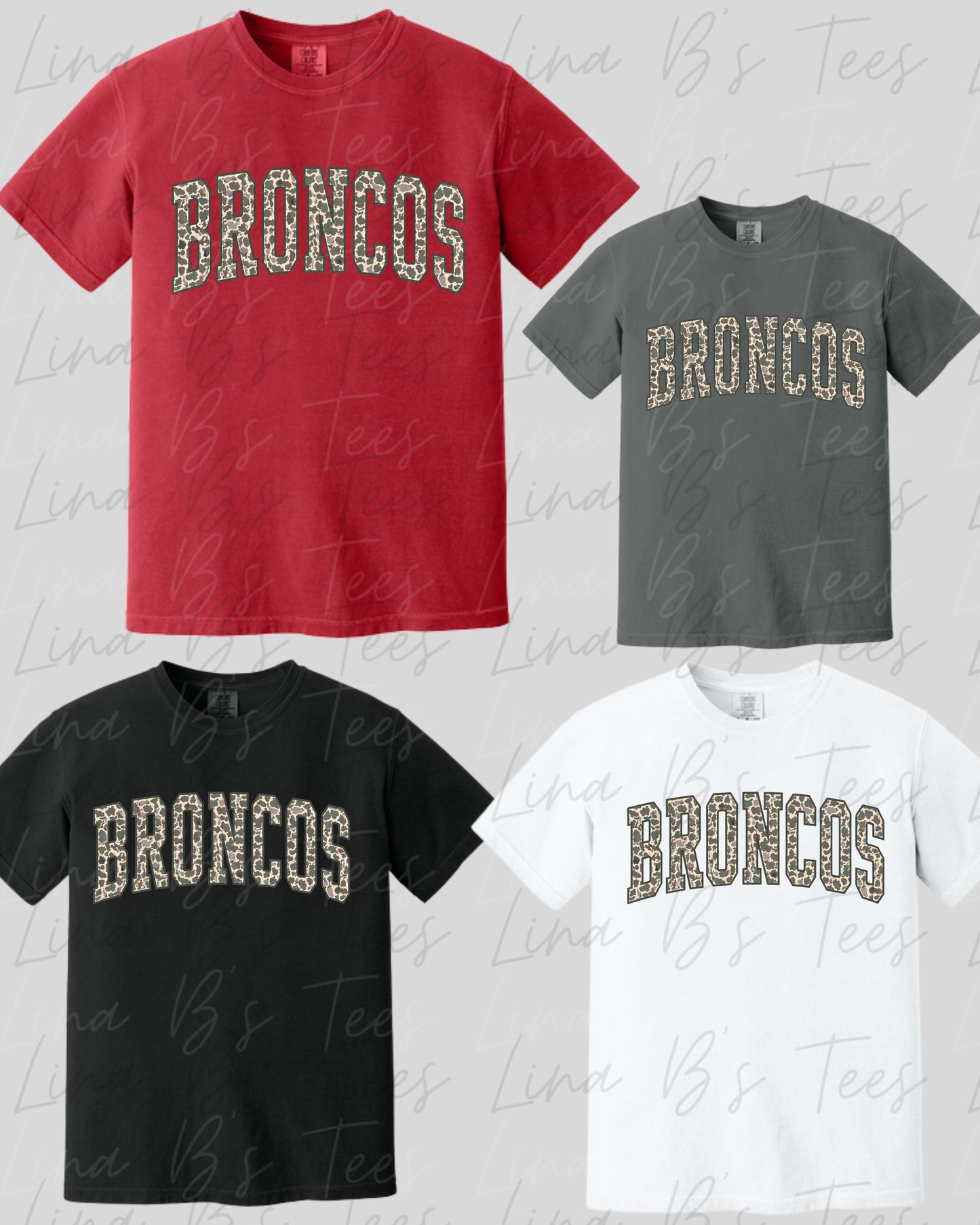 Mustang Broncos Camo