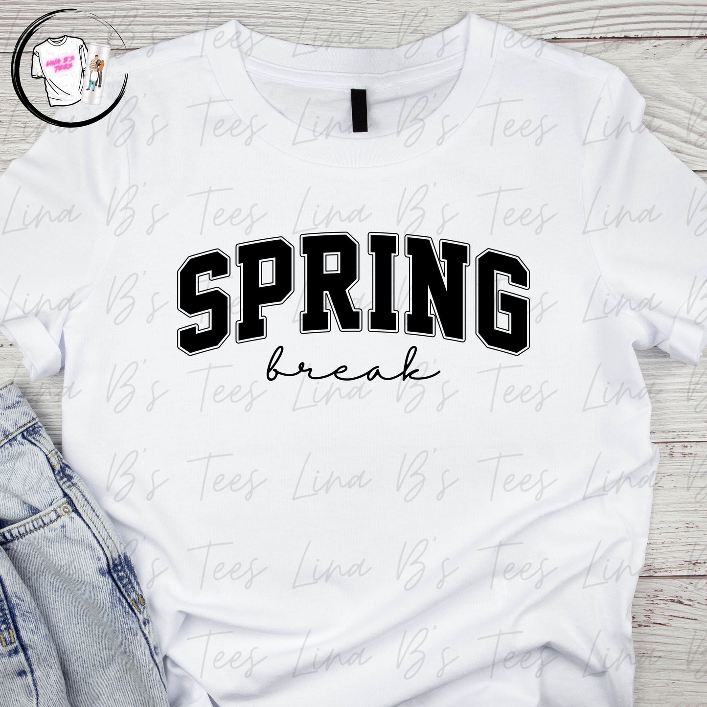 SPRING break cursive