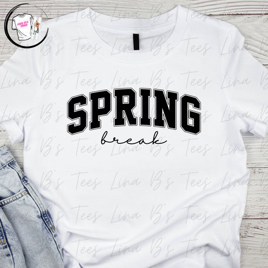SPRING break cursive