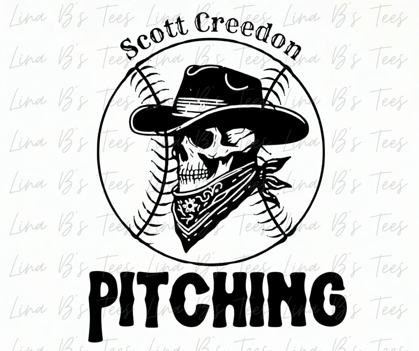 Scott Creedon Pitching - Richardson 168 Leather Patch