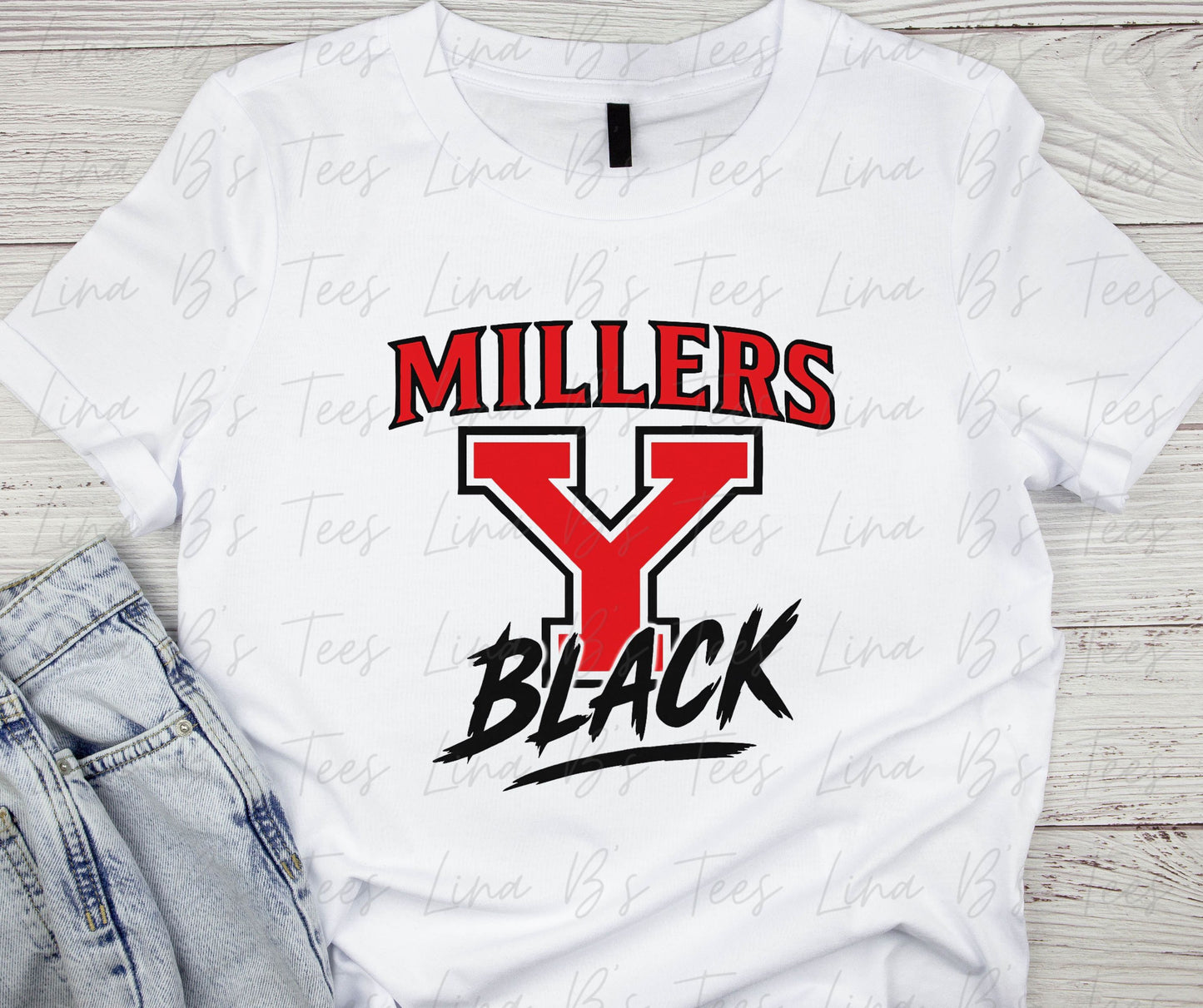 Yukon Miller Black Football- Classic Logo