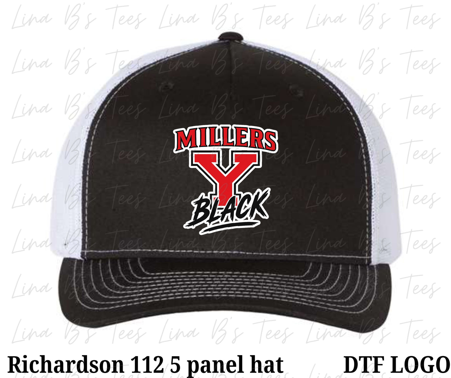 Yukon Miller Black Football Hats