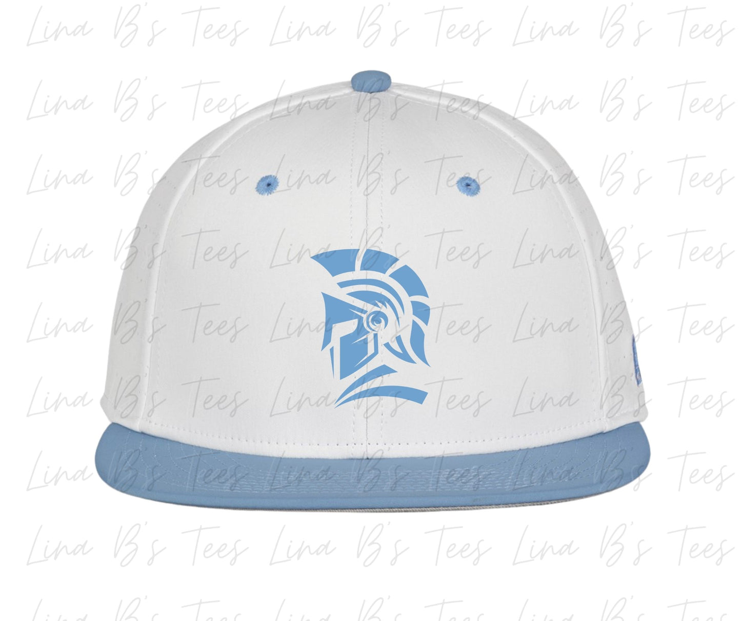 2034 The game White & Blue Invictus puff hat