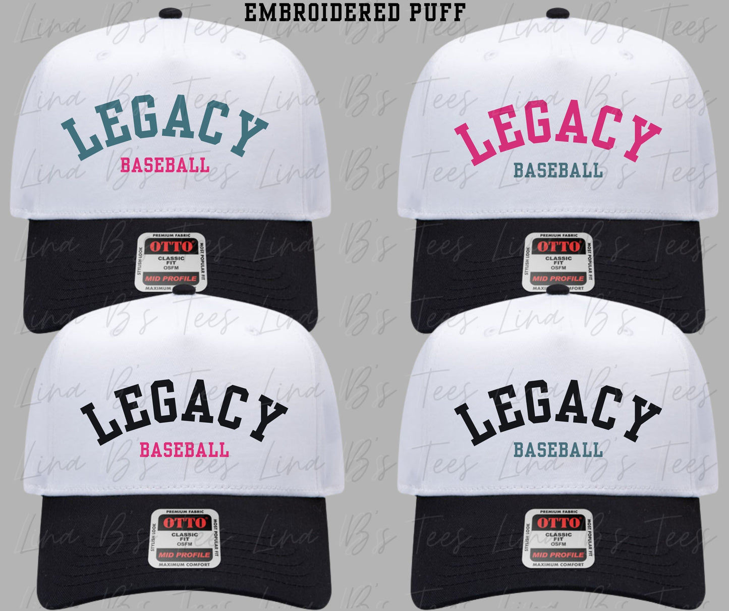 Legacy 10u - Otto Embroidered Hats