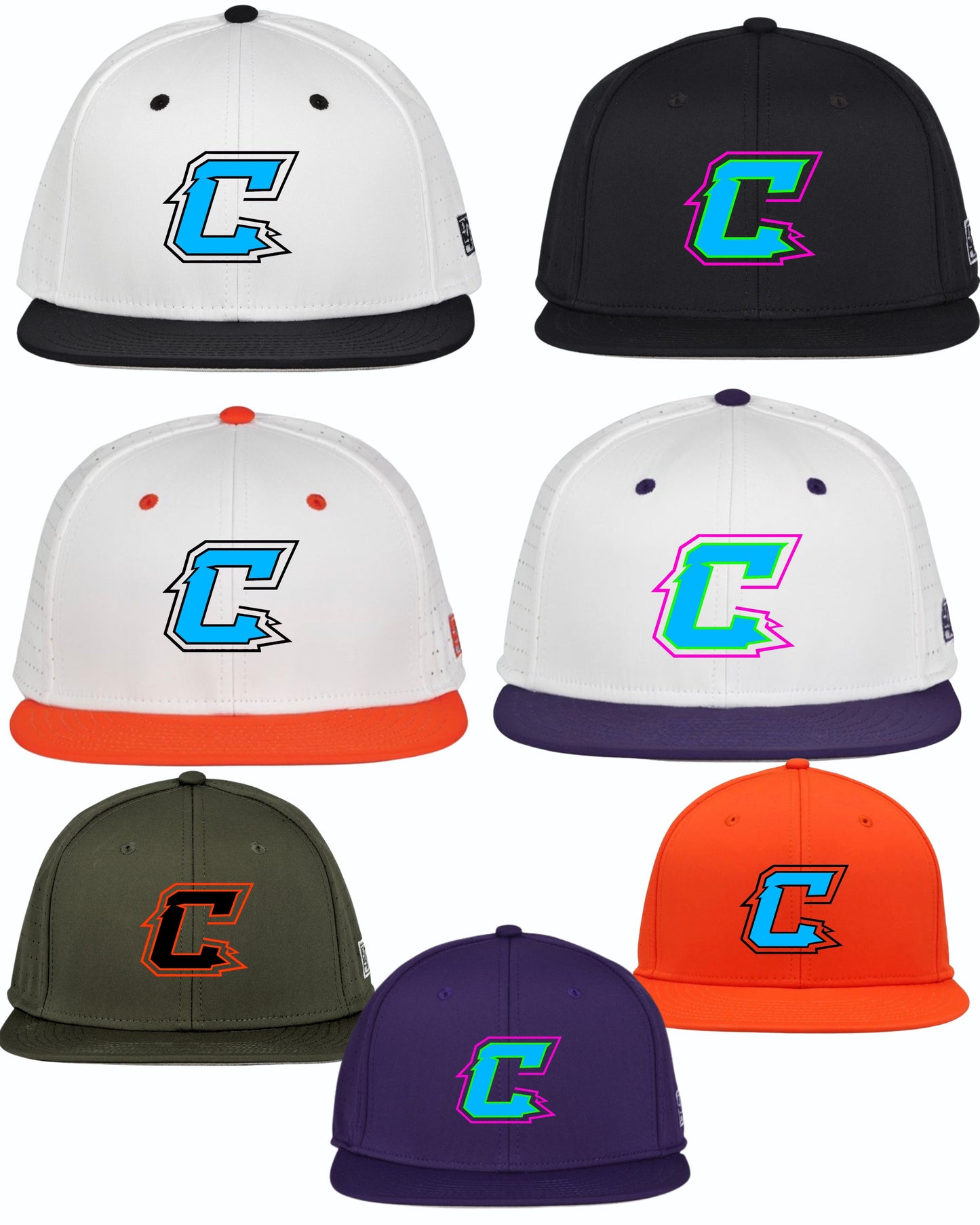 C Logo Embroidered Fitted GameChanger Hat