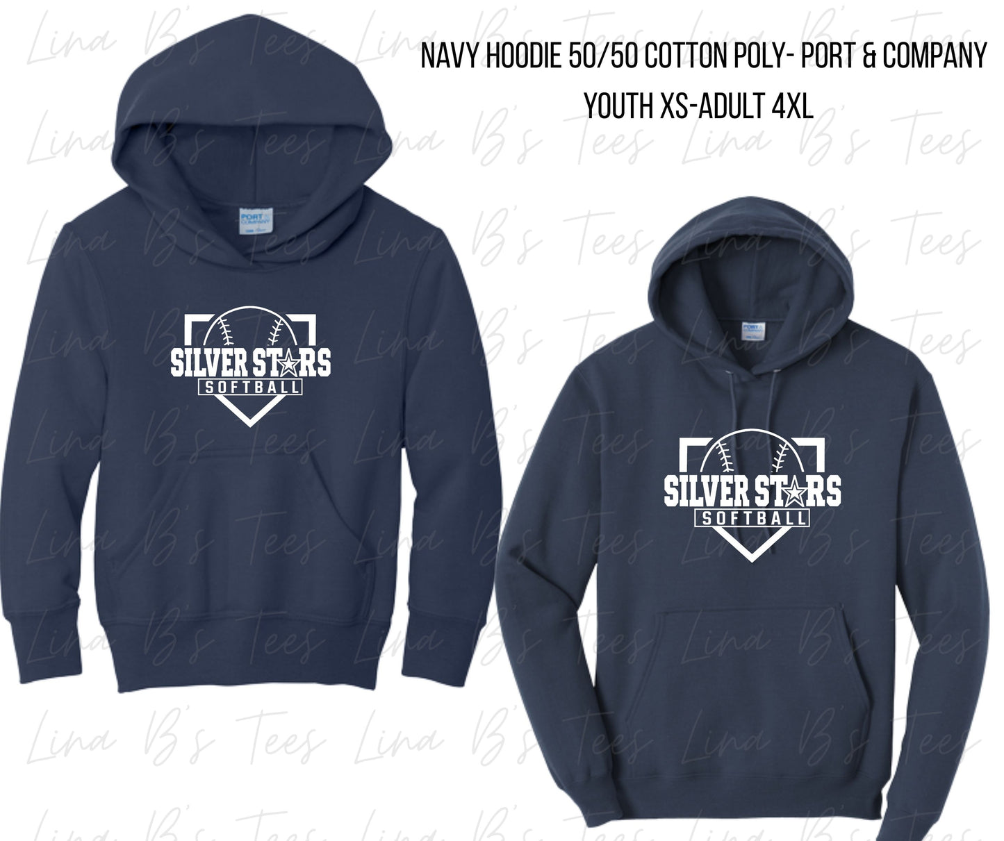 Silver Stars Hoodie
