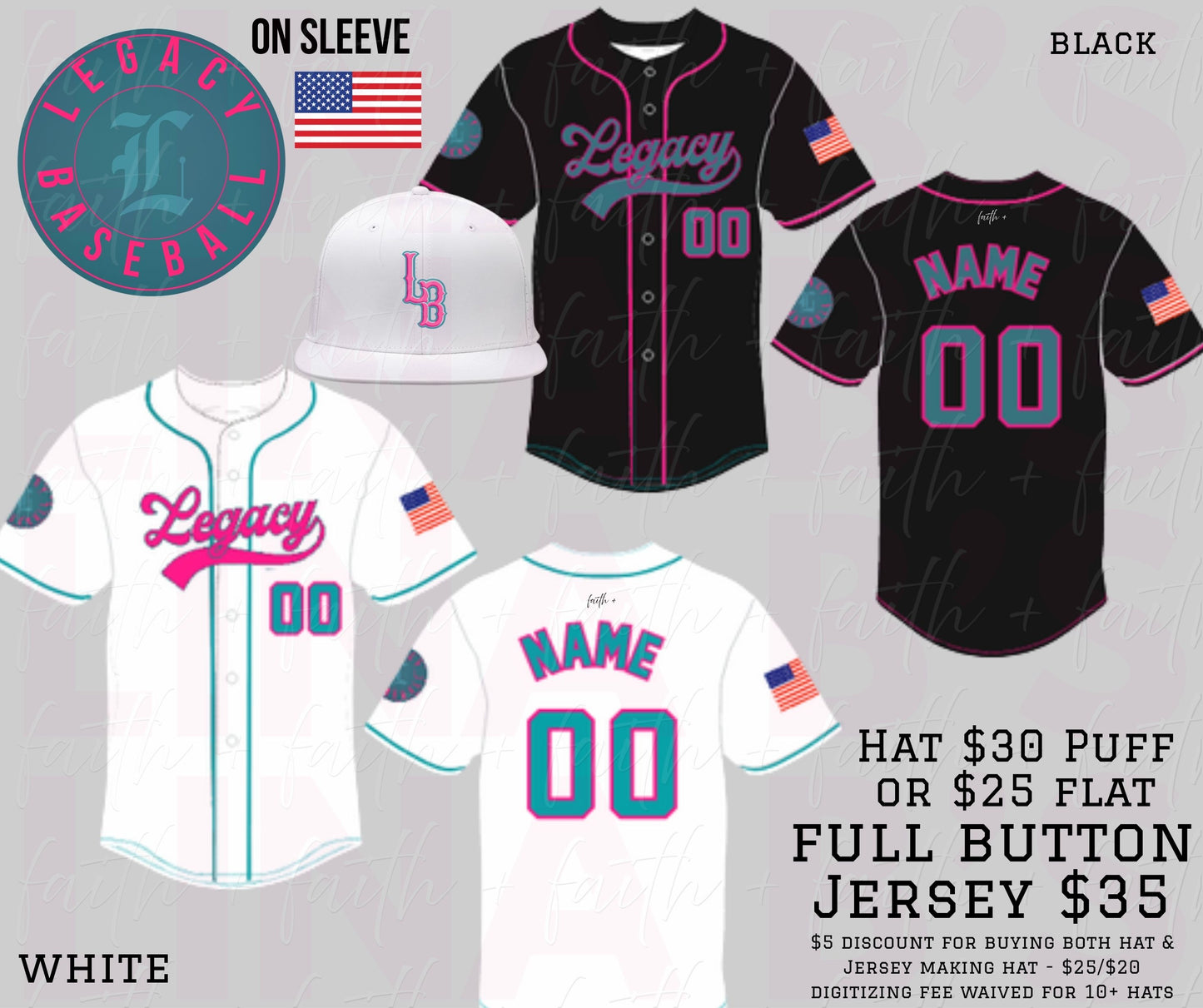 Legacy 10U Jersey Set