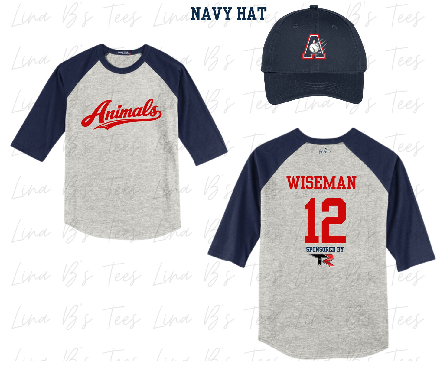 Animals Tball Game Day Jerseys & Hat