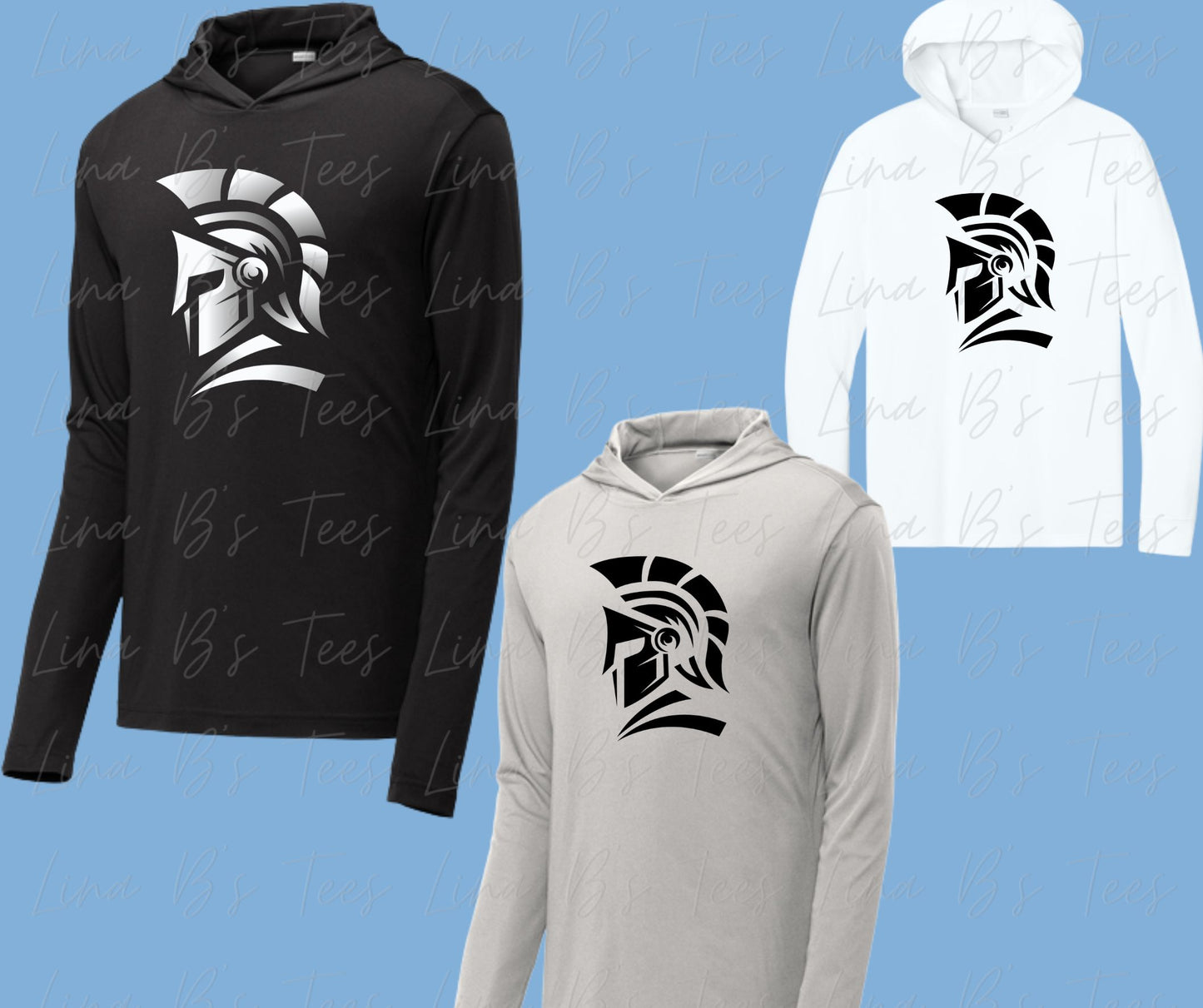 Invictus Spartan- Longsleeve Hooded shirt