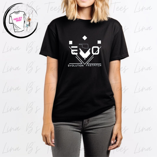 Evolution- Moralez B/w Logo Shirt unisex