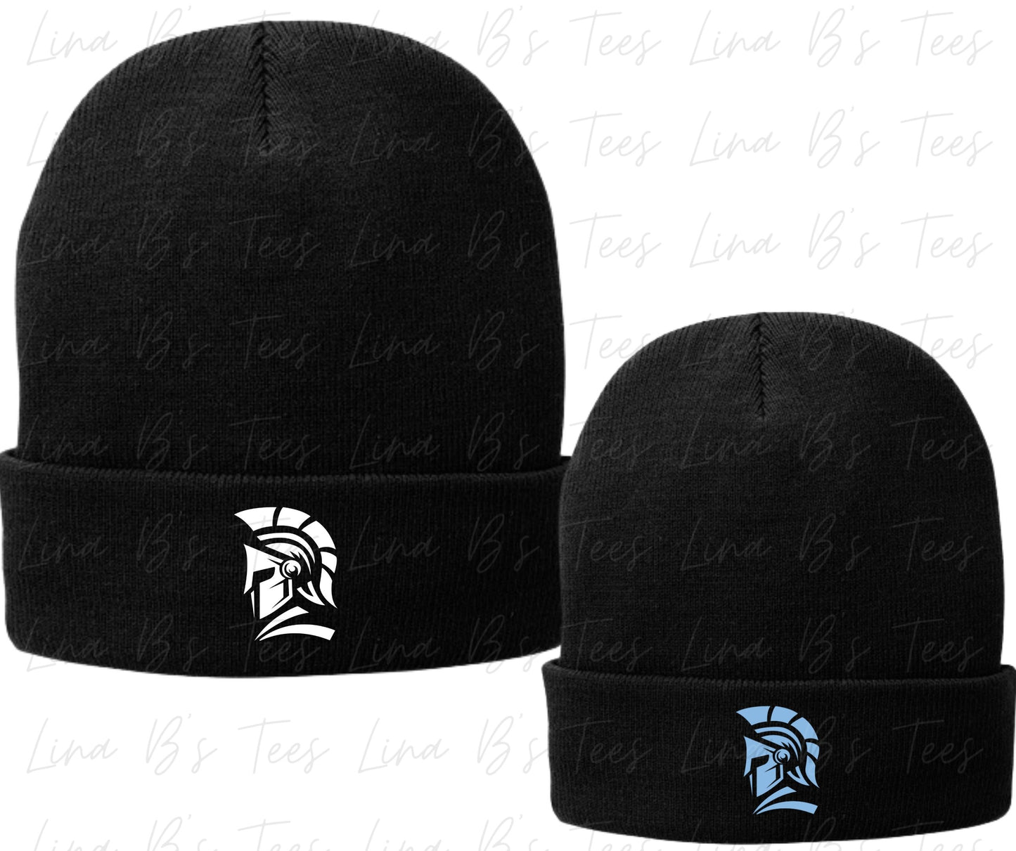 Invictus Black spartan head Beanie