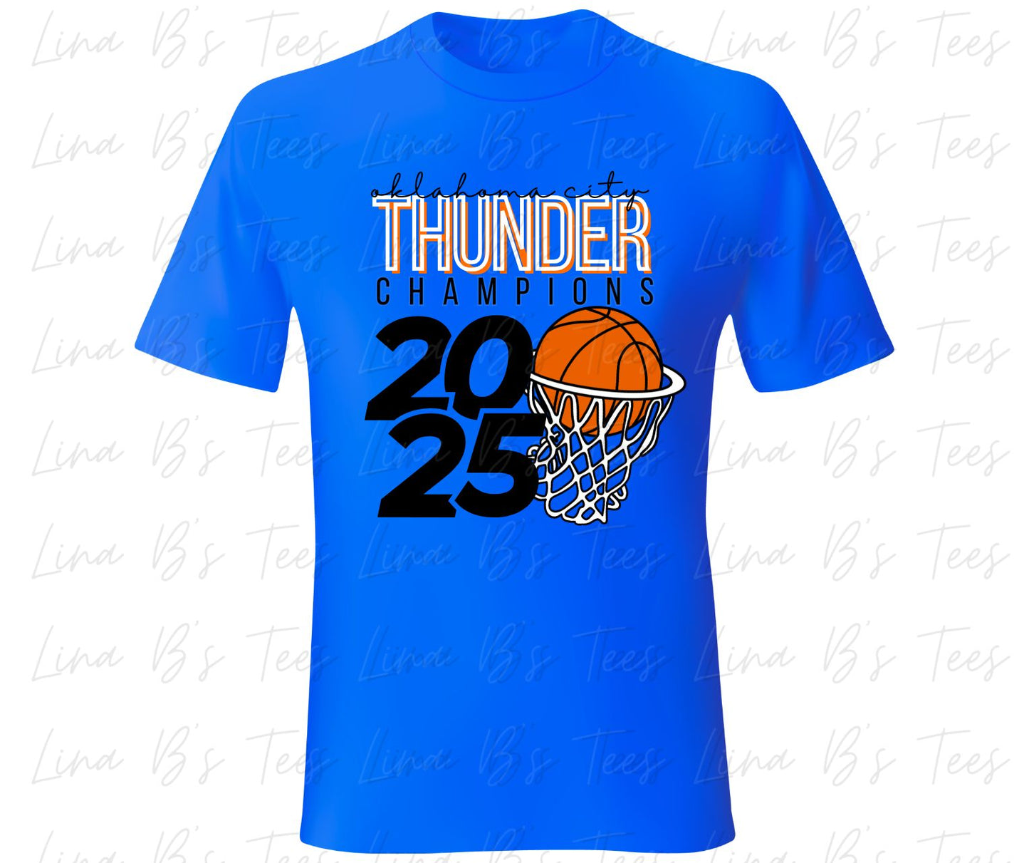 Oklahoma city thunder champion hoop