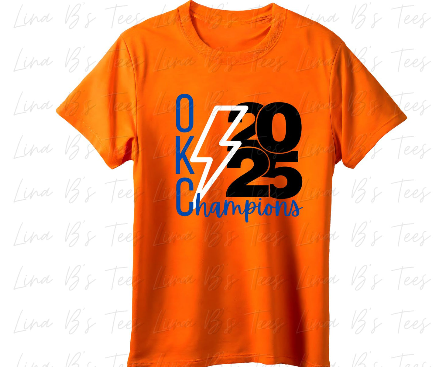 OKC Champs lighting bolt