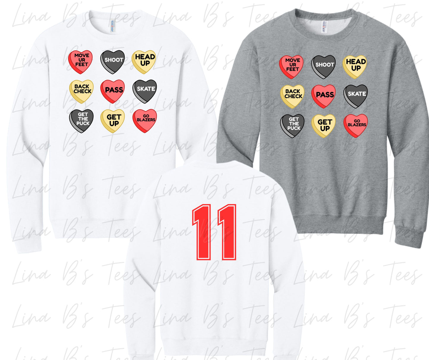 Blazers Valentines day Sweatshirt