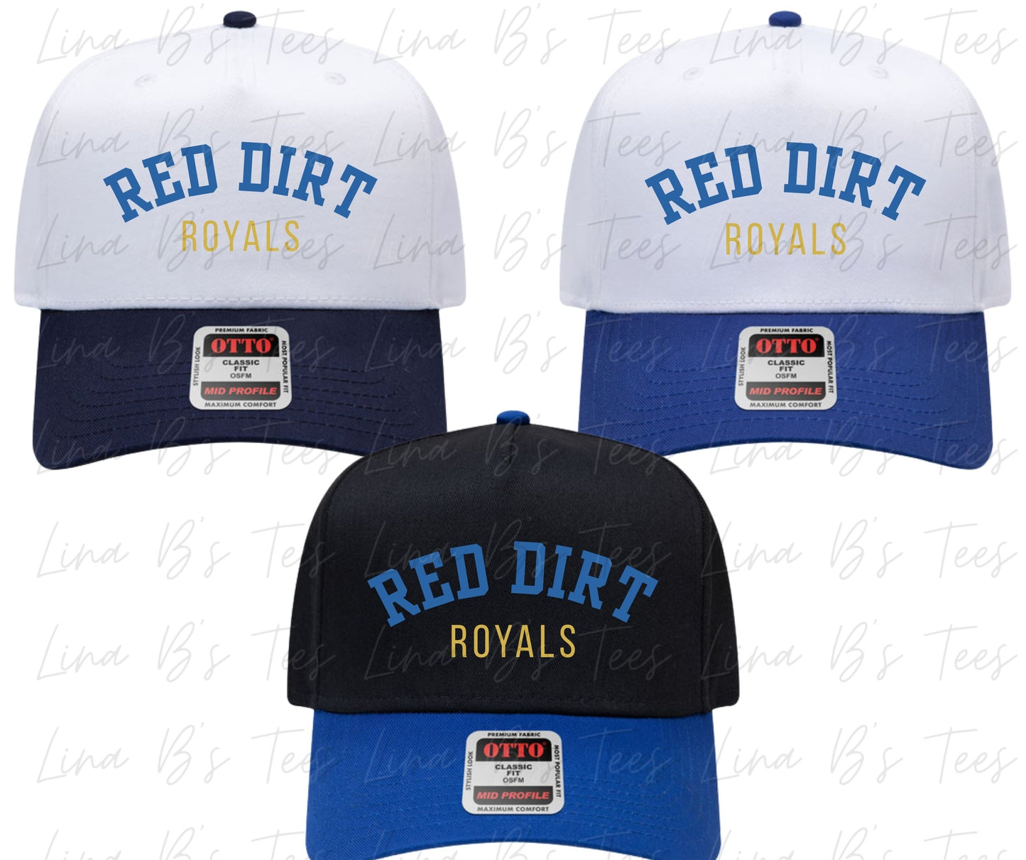 RD Royals- flat Embroidery - Otto Hat
