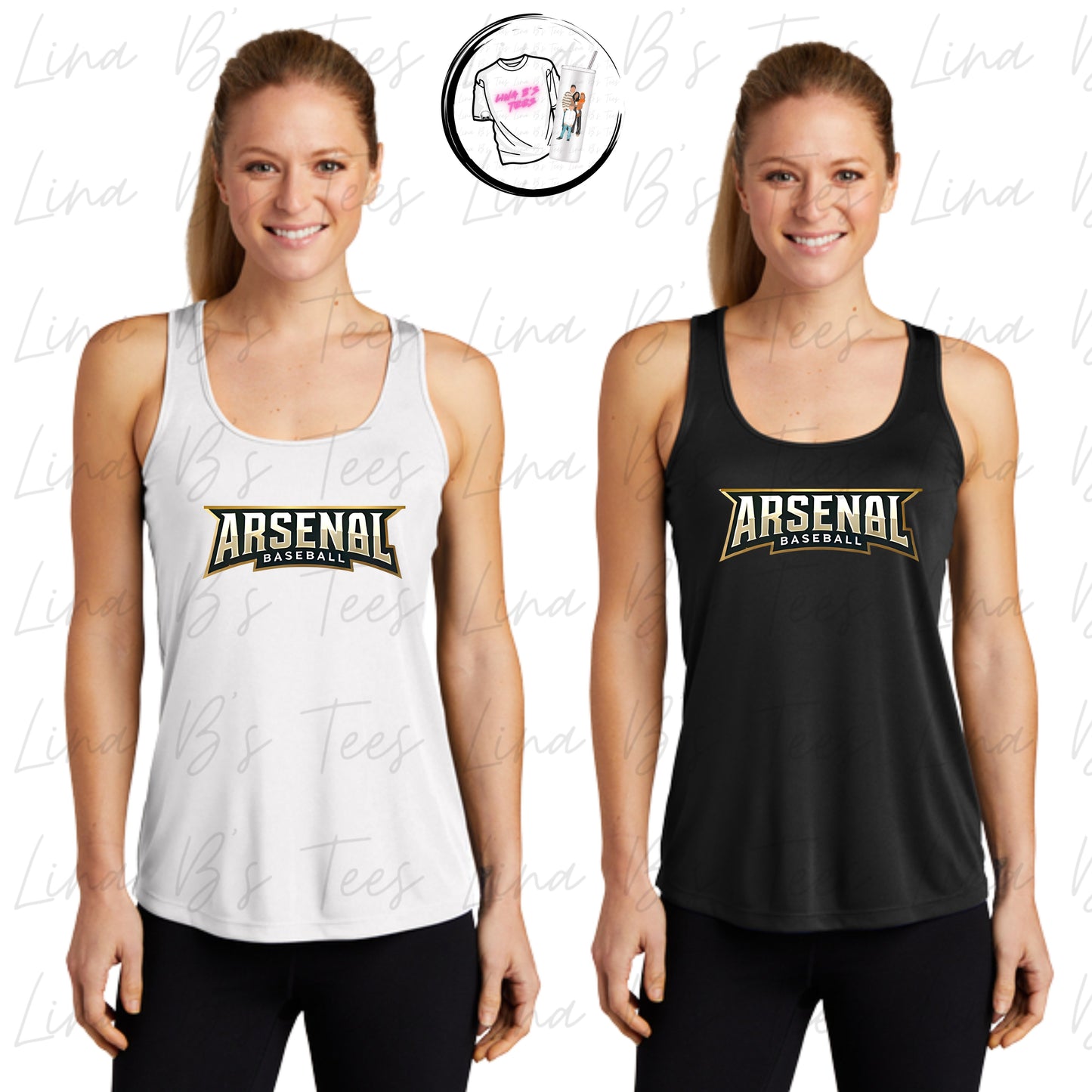 Arsenal Baseball 10U- Women Tank Tops