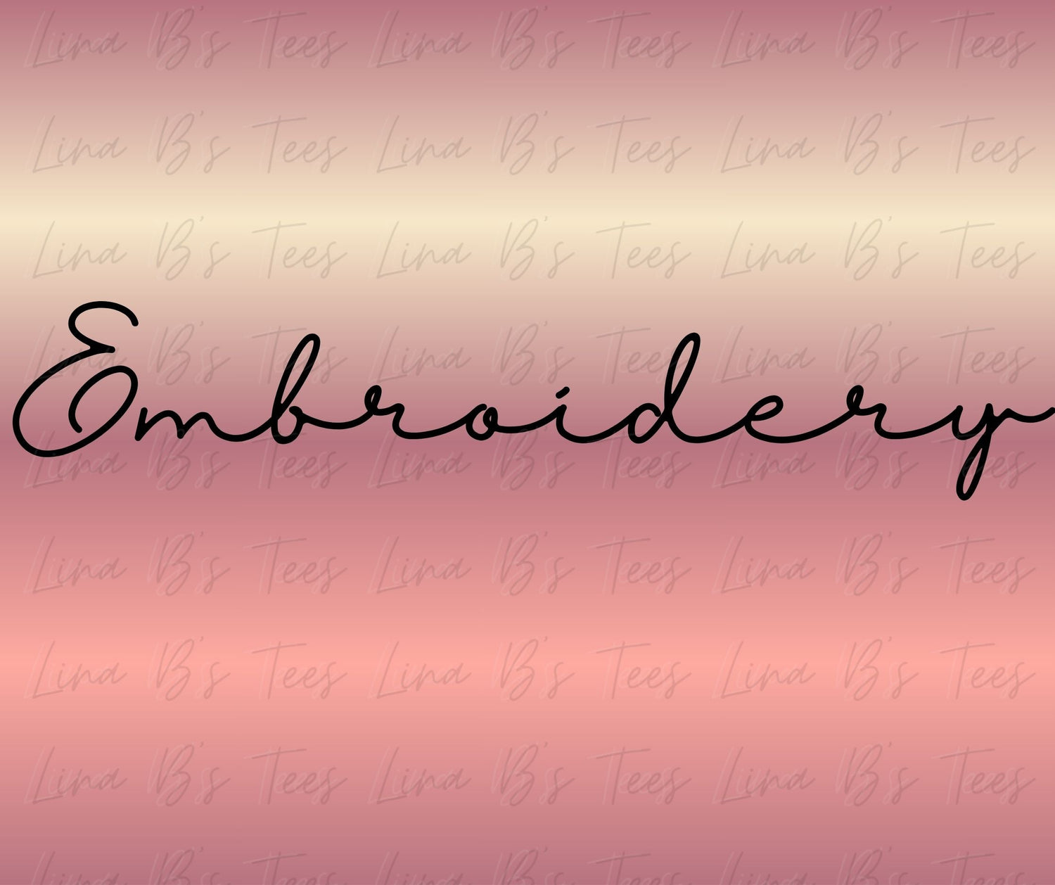 Embroidered designs
