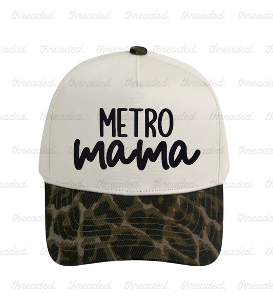 Metro mama hat - 3d puff embroidery