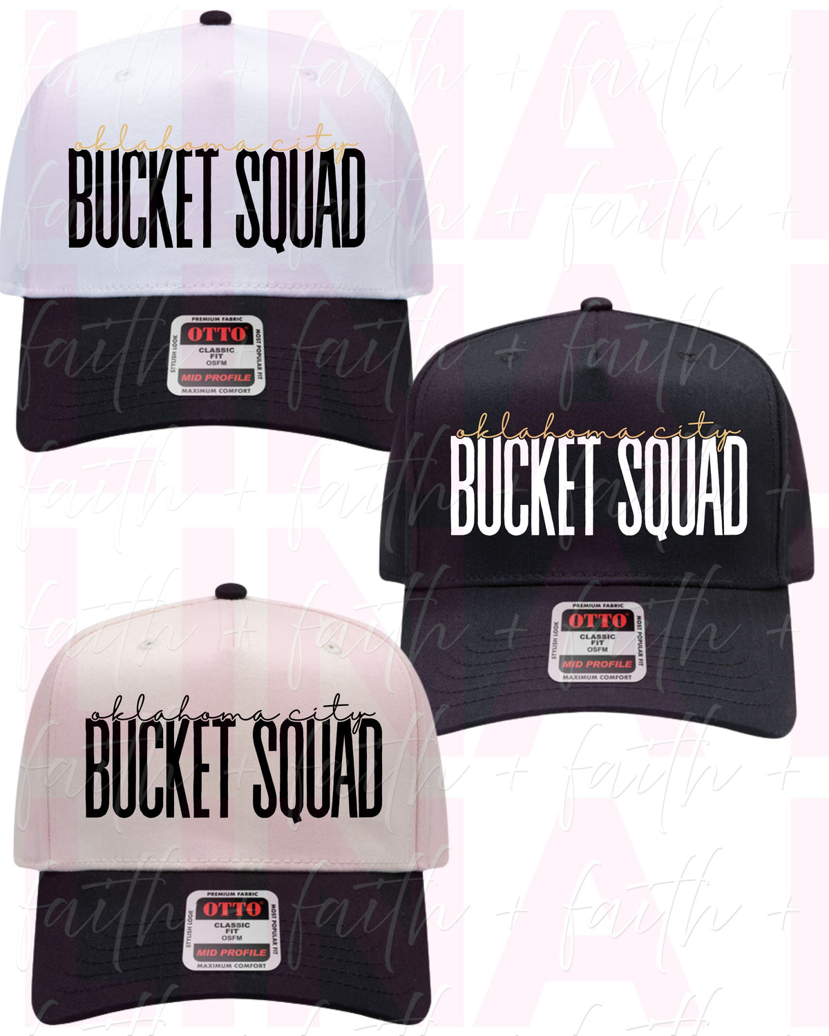 OKC Buckets Squad Hat design2