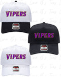Vipers Baseball Logo embroidered hat