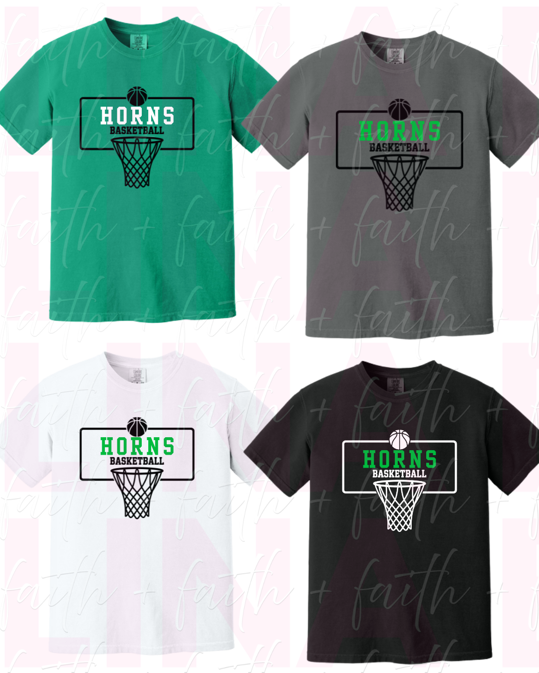 Horns Basketball Design1
