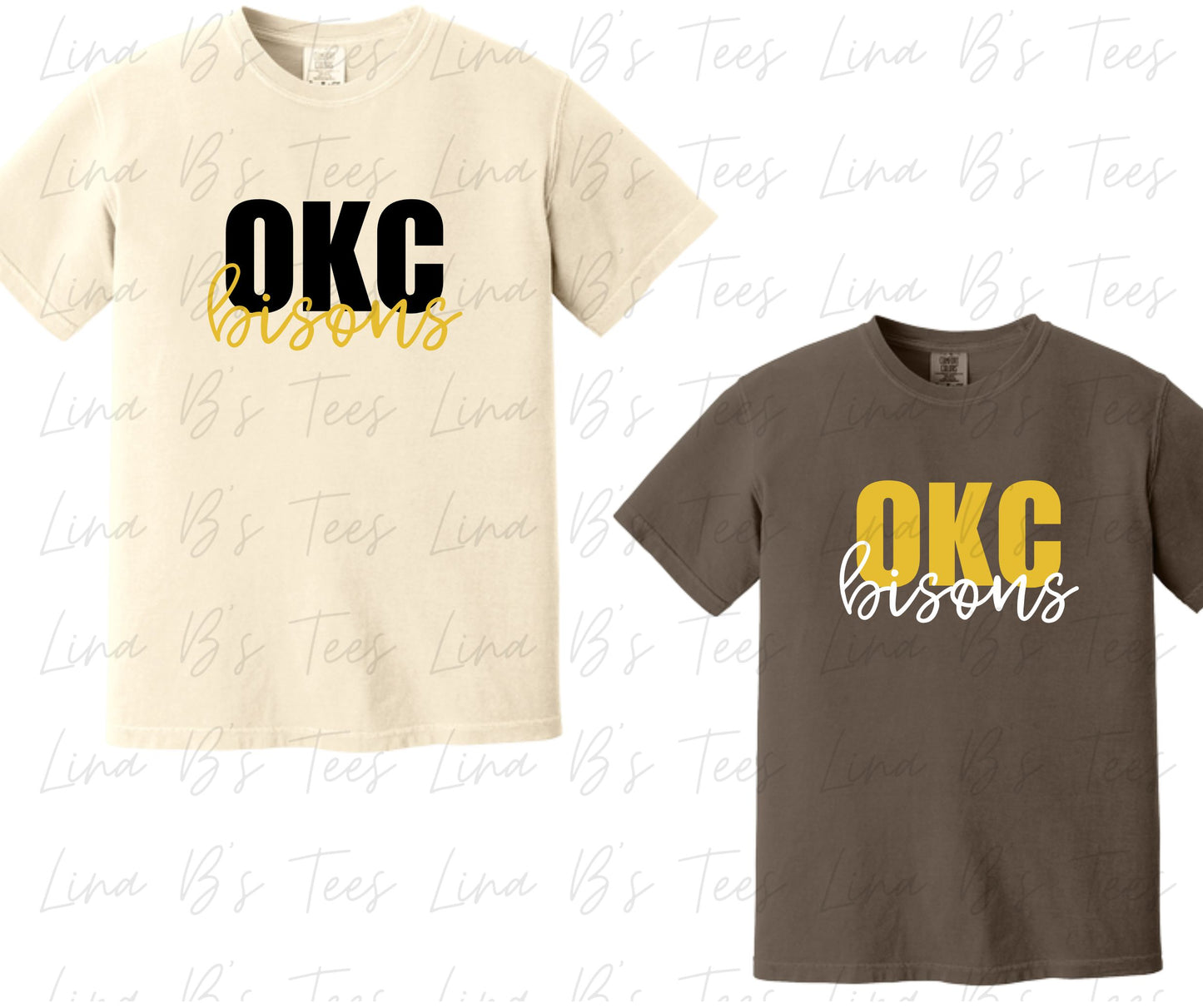 OKC Bisons Script1 Logo