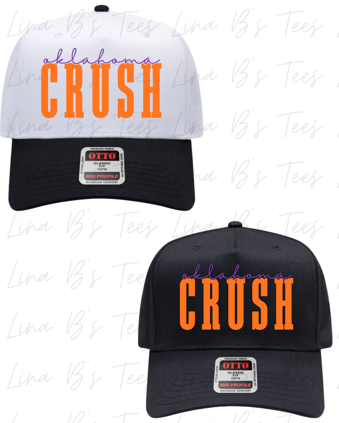 OK Crush Softball - Hat design 4