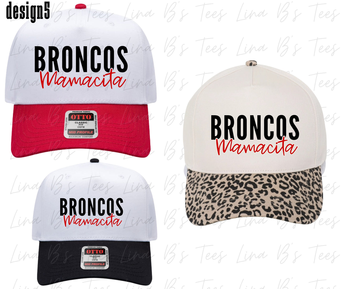 10U Mustang Broncos Hats