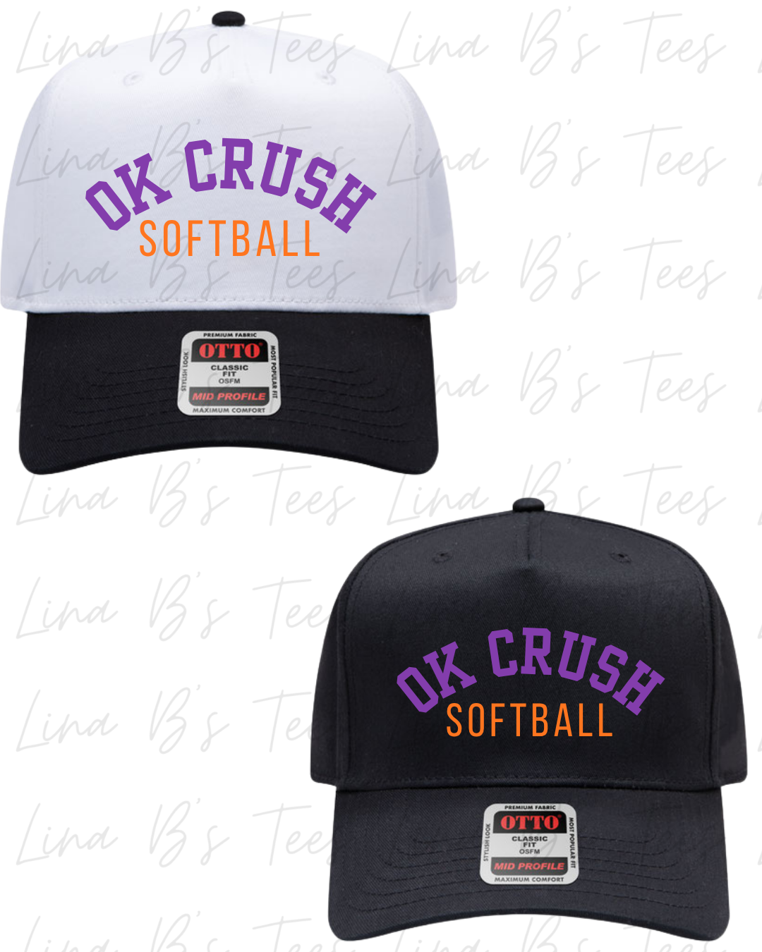 OK Crush Softball - Hat design 5