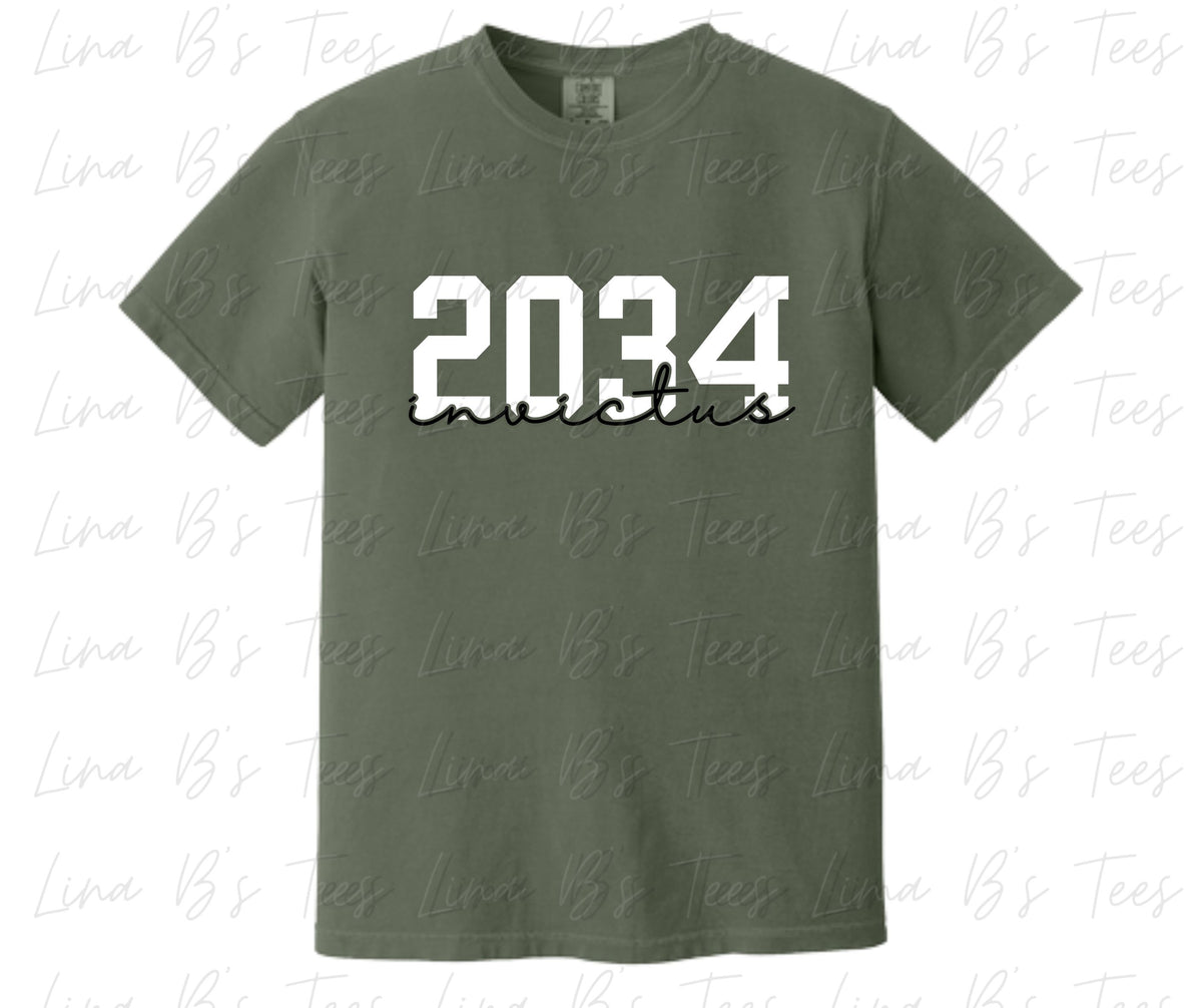 2034 Invictus script Comfort colors