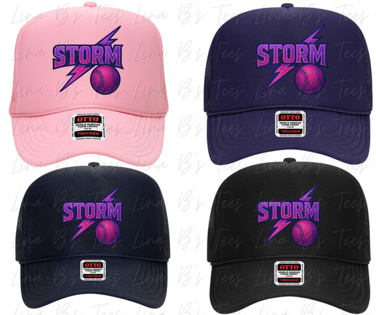 Storm Softball Otto Hat- Lighting bolt logo