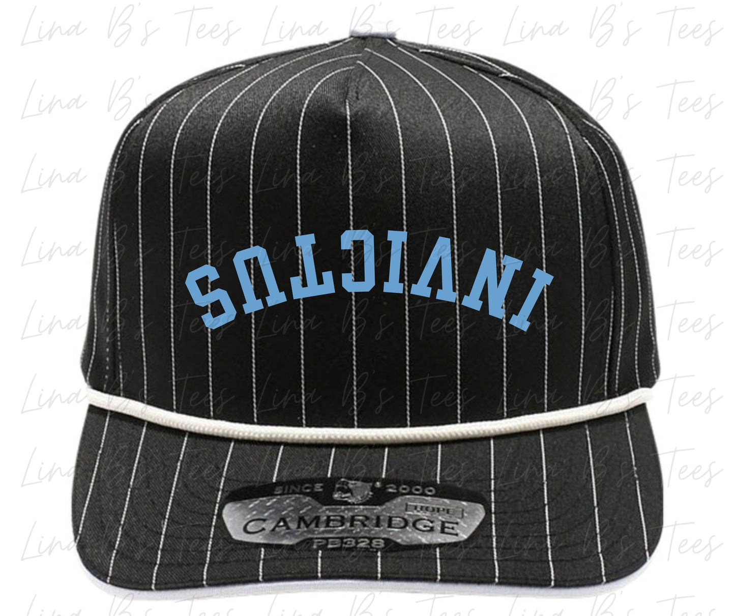 2034 Invictus Pinstripe Hat - Embroidered 3d Puff