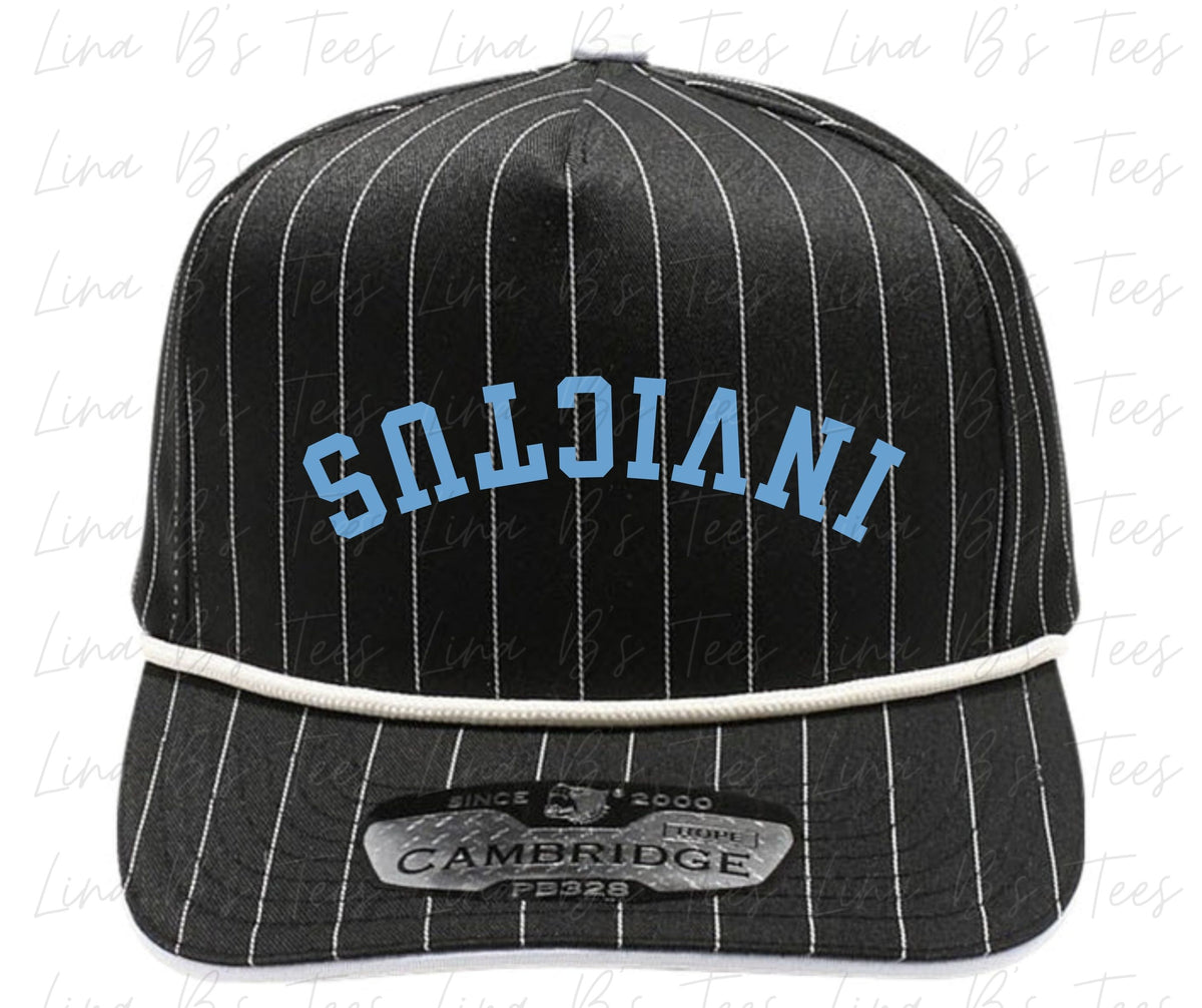 2034 Invictus Pinstripe Hat - Embroidered 3d Puff