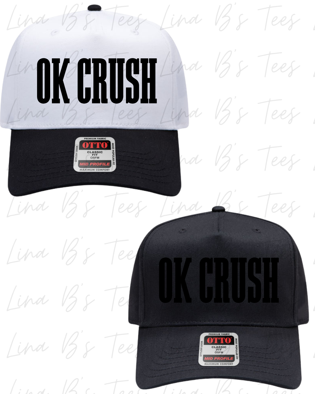 OK Crush Softball - Hat design 7