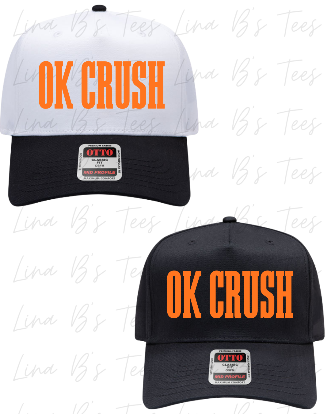 OK Crush Softball - Hat design 8