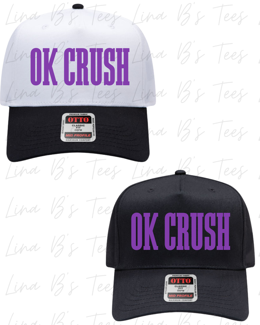 OK Crush Softball - Hat design 9