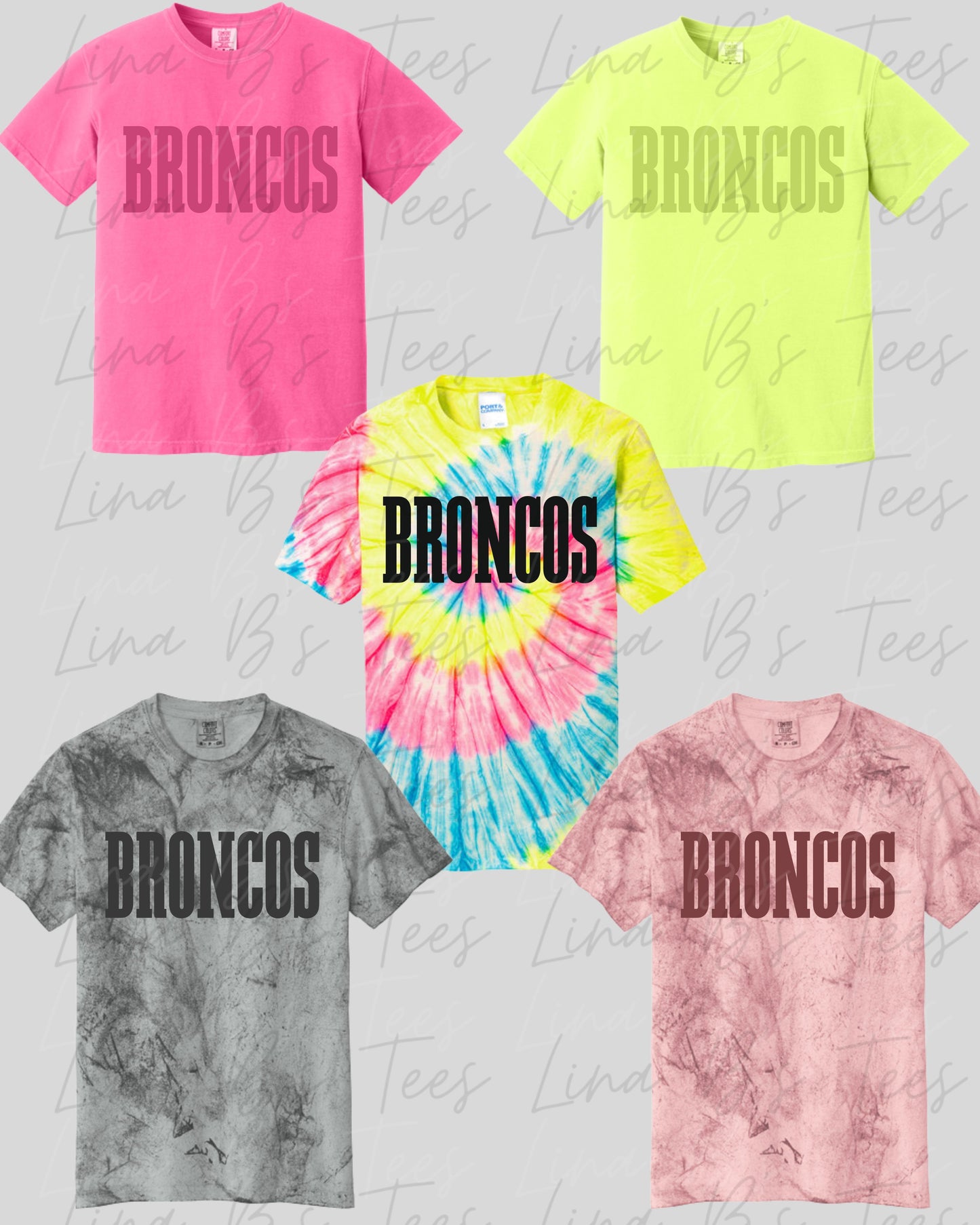 Mustang Broncos Fun colors