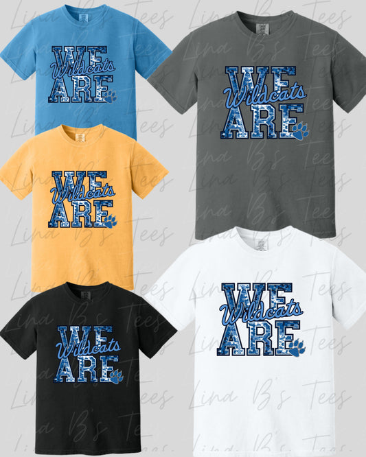 Piedmont Wildcats - faux Sequined design