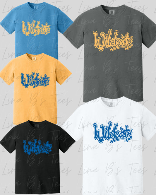 Piedmont Wildcats - Bubble font