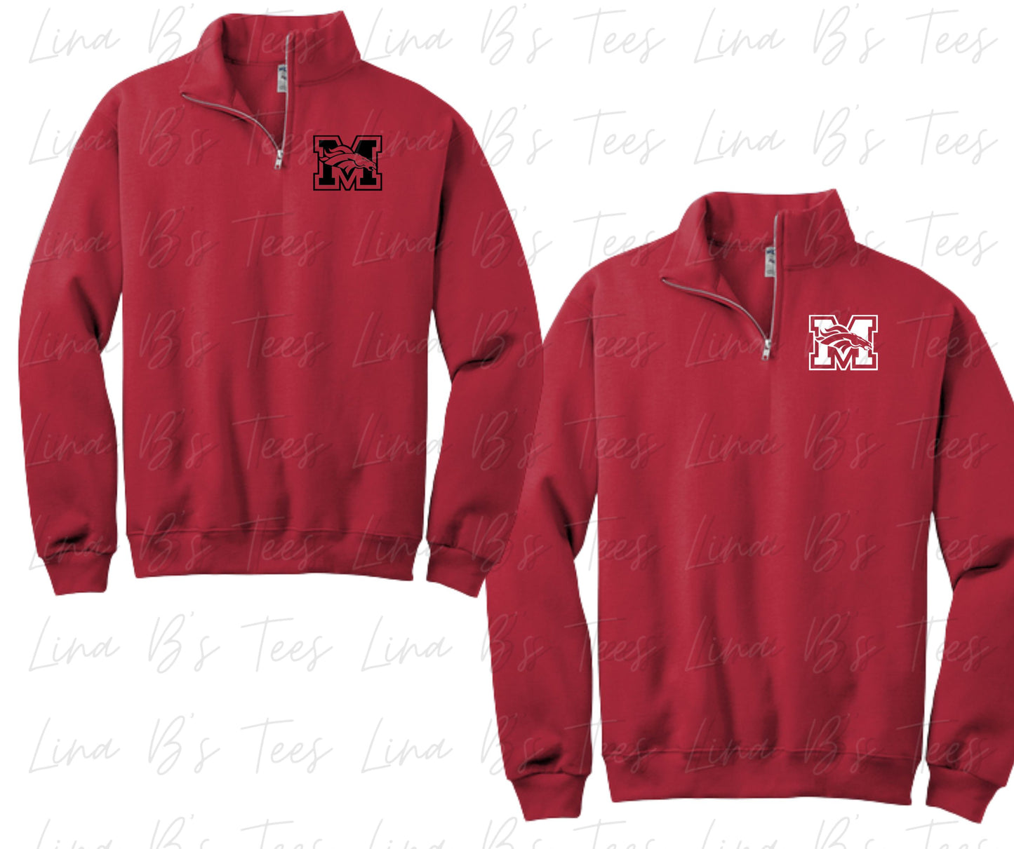 Custom Mascot Pullover- Embroidered
