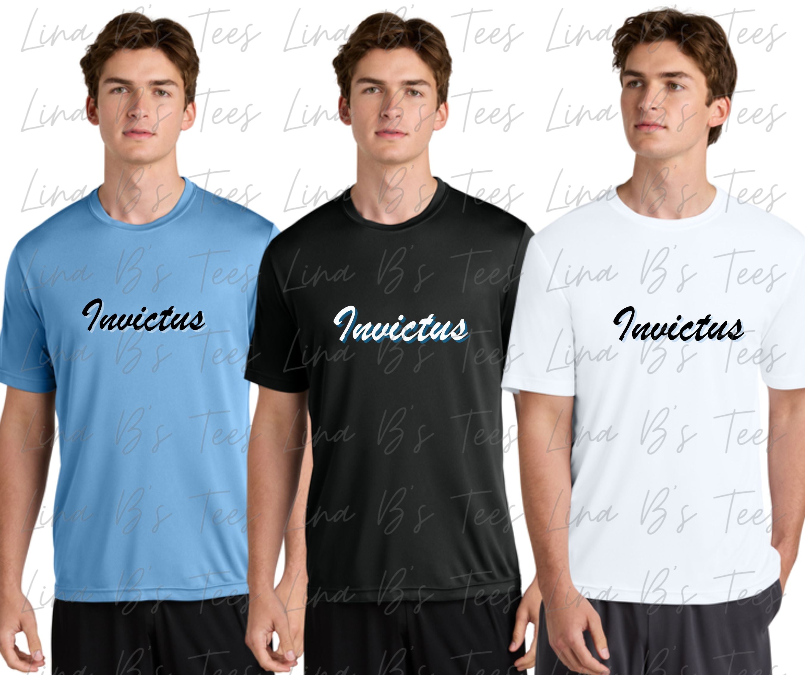Invictus Script Logo – Lina B's Tees