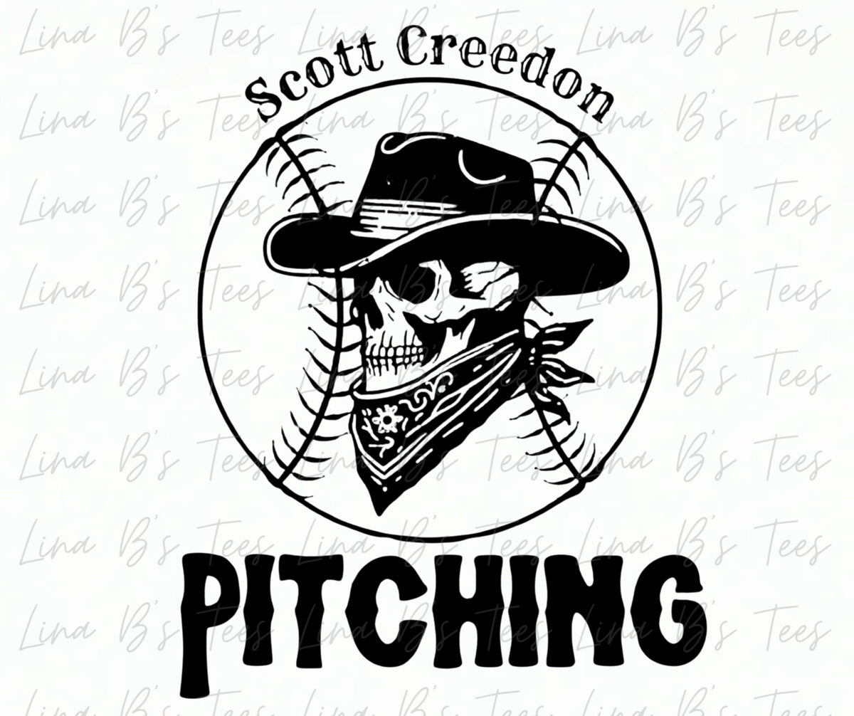Scott Creedon Pitching - Richardson 168 Leather Patch