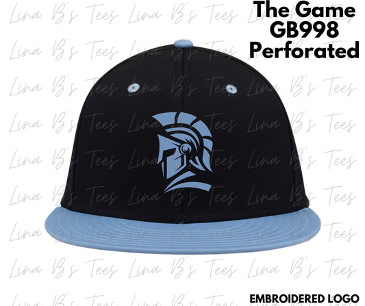 Invictus Black & Columbia Blue GB998- The Game hat