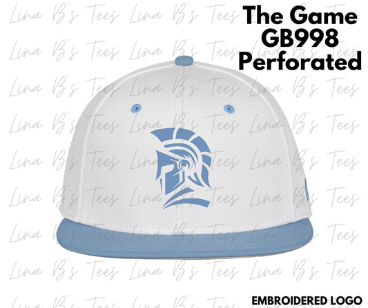 Invictus White & Columbia Blue GB998- The Game hat