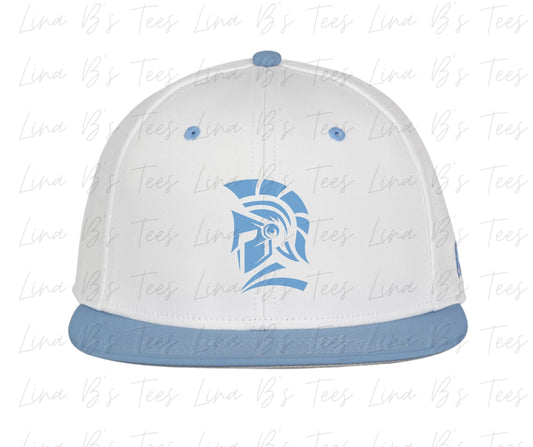 2034 The game White & Blue Invictus puff hat