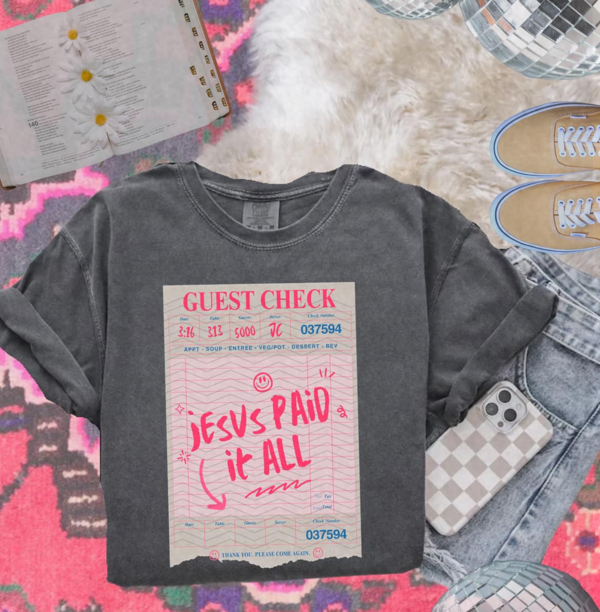 Jesus paid it all reciept