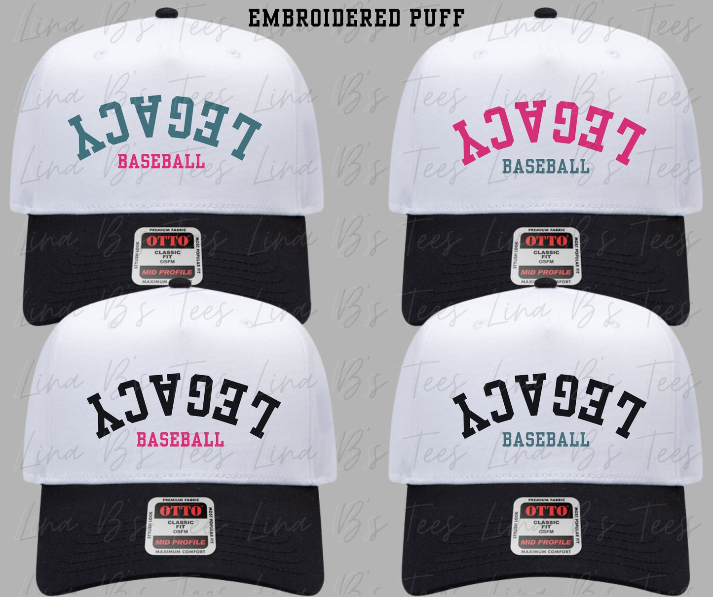 Legacy 10u - Otto Embroidered Hats