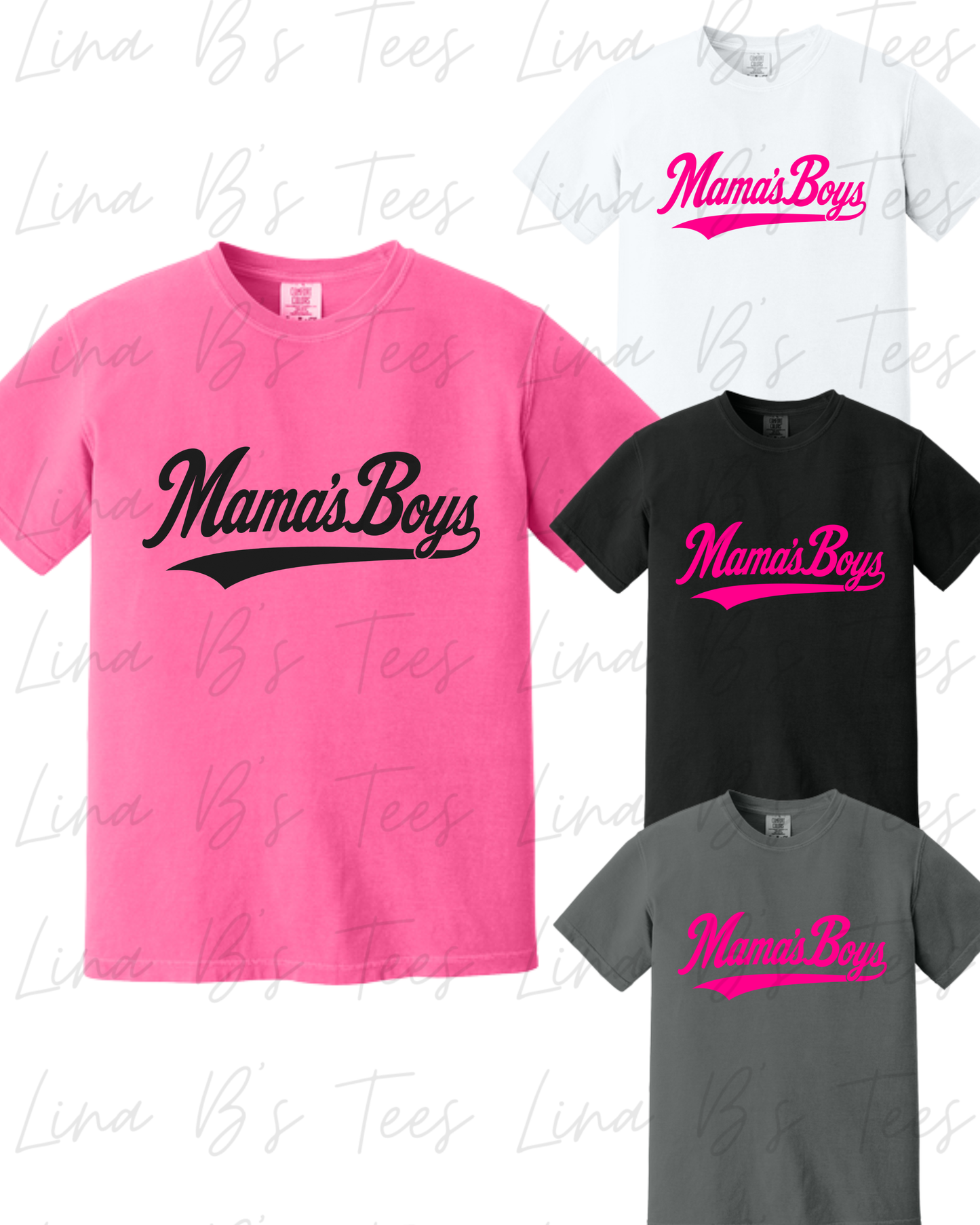 Mama's boys scipt logo