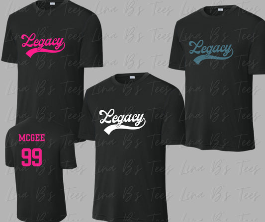 Legacy 10u -Legacy Script logo - Black