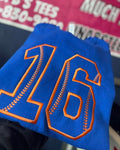 Embroidered Baseball Number design
